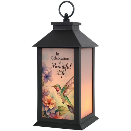 "Beautiful Life" Frosted Lantern