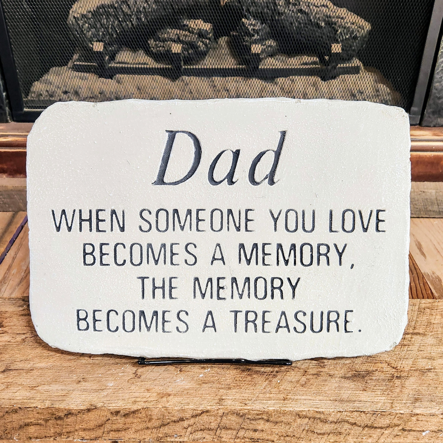 "Dad" Memorial Plaque