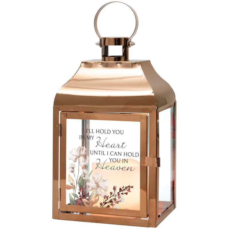 "I'll Hold You In My Heart" Copper Lantern
