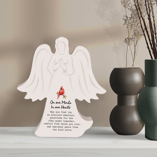 On Our Minds & In Our Hearts Angel Keepsake