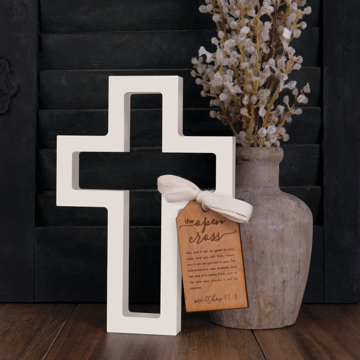 Open Cross Keepsake