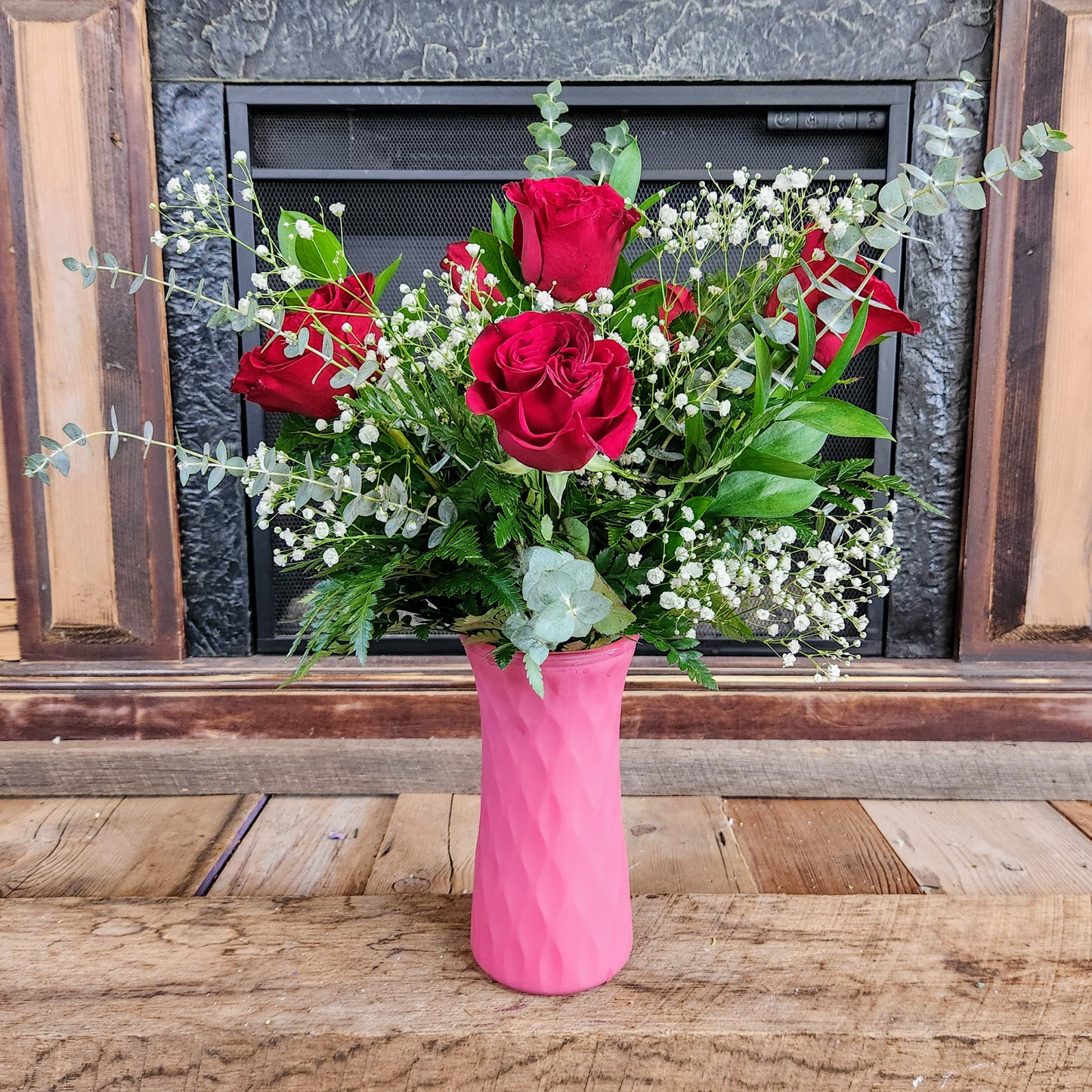 Premium Red Half Dozen Roses