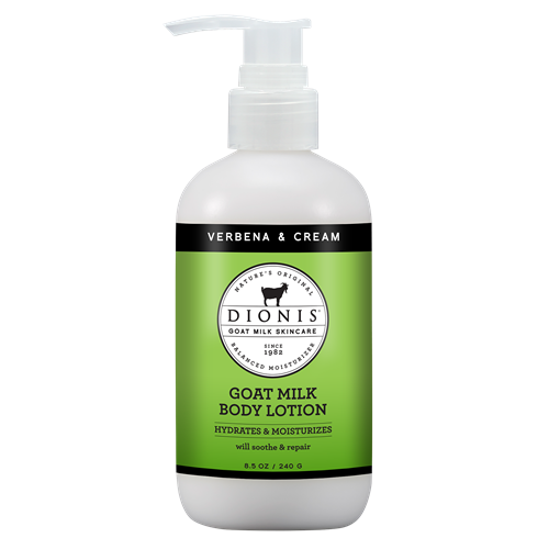 Verbena and Cream Goats Milk Lotion 8.5 oz