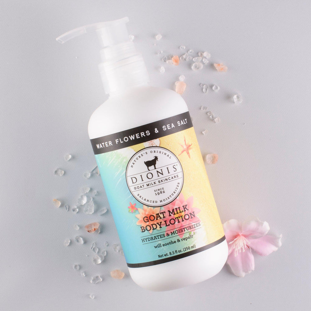 Water Flowers & Sea Salt Goats Milk Lotion 8.5 oz